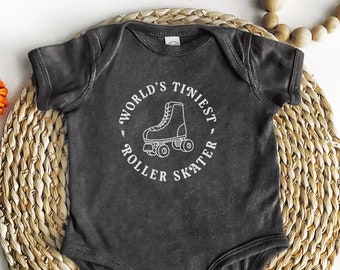 Mono de patinador: mono retro de patinador de cuatro ruedas para bebé