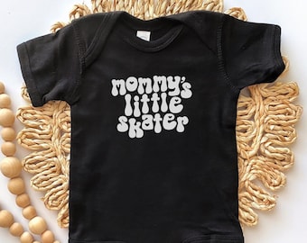 Body de bebé patinador de mamá: ropa retro para roller derby