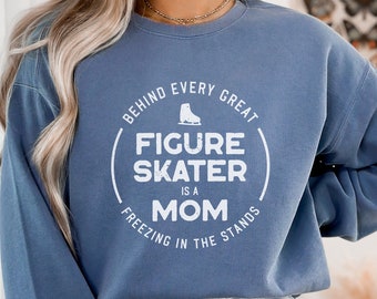 Sudadera para mamá de patinaje artístico, regalo para mamá de patinaje, jersey deportivo de invierno