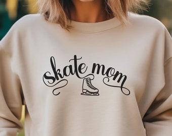 Sudadera Skate Mom, regalo de patinaje artístico, jersey de mezcla de algodón y poliéster