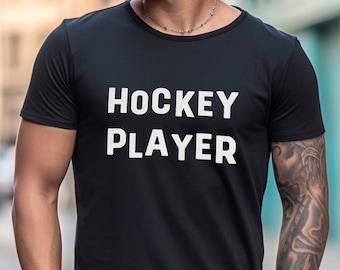 Hockey Player T-Shirt: Unisex Sport Workout Apparel