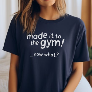 Funny Gym Shirt, Motivational Workout T Shirt, Personal Trainer Gift for Her, Minimalist Exercise Tee, Fitness Humor Apparel, Hot Summer Top