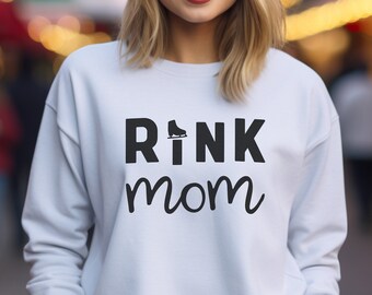 Sudadera para mamá de patinaje sobre hielo, suéter acogedor para mamá patinadora