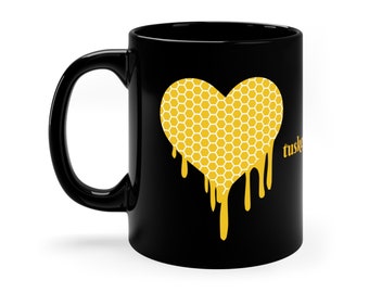 Tuskegee Honey Heart Black Coffee/Tea Mug, 11oz