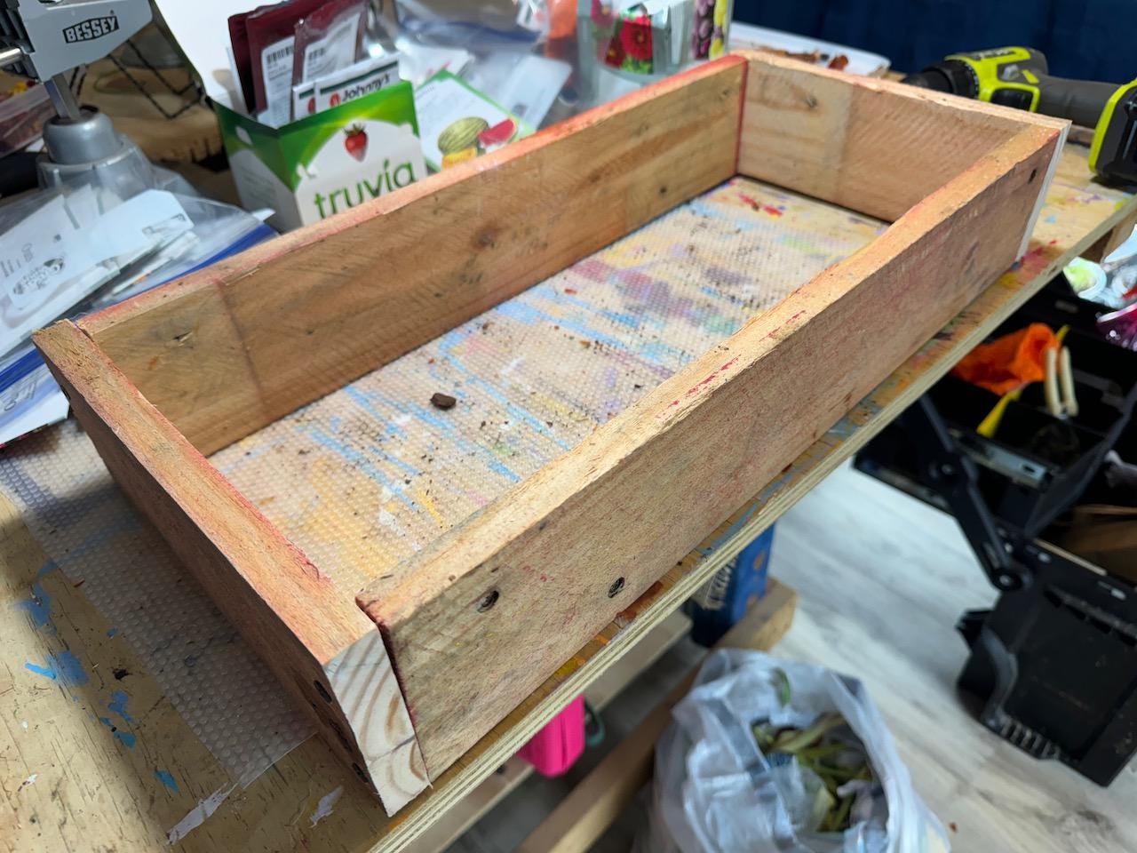 Handmade Recycled Wood Seed Tray – Sustainable Garden Starter Tray | Plastic-Free Seed Starting | Ships Un-Assembled  | USA Only