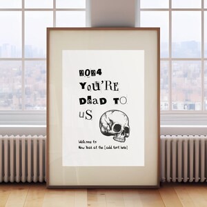 POBIERZ NYE 2024 | Dostosowywalny, dziwaczny nadruk | Estetyka sezonowa | Wydruk DIY do domu | Pobieranie cyfrowe | Wall Art Deco | Plakat | A4 A3 A2