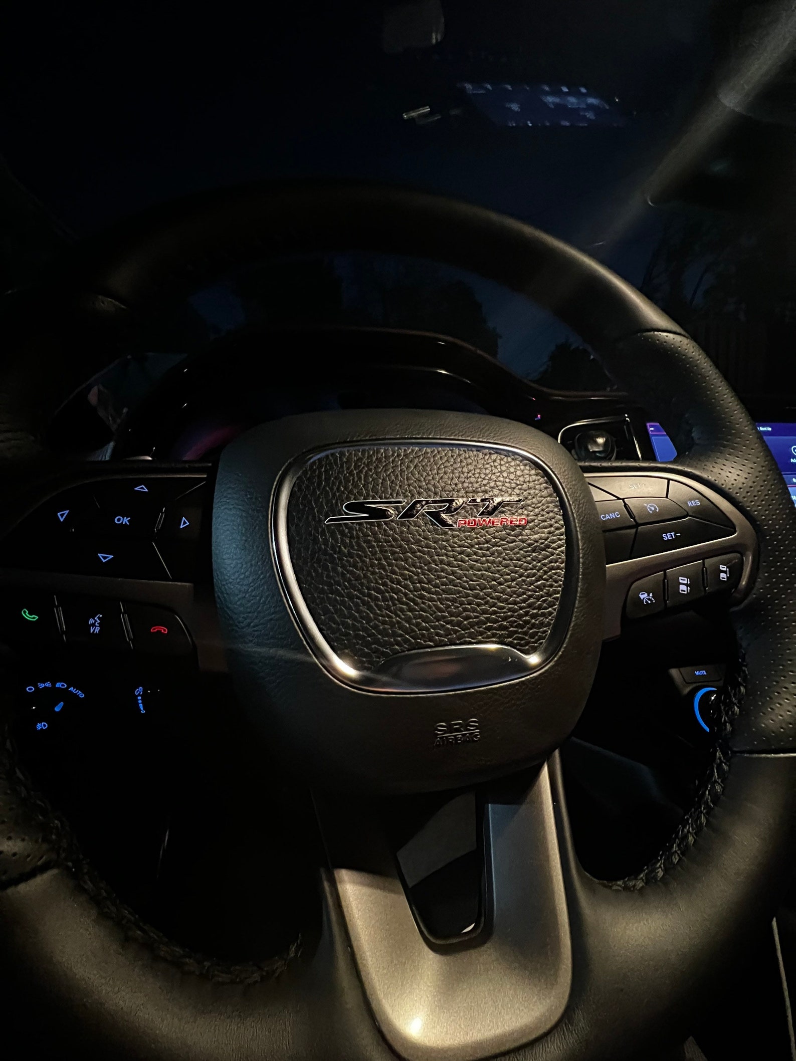 SRT Powered Steering Wheel Overlay Etsy