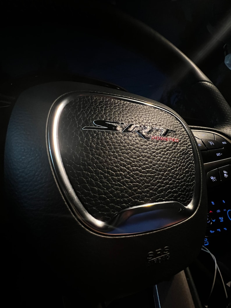 SRT Powered Steering Wheel Overlay Etsy