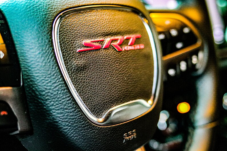 SRT Powered Steering Wheel Overlay Etsy