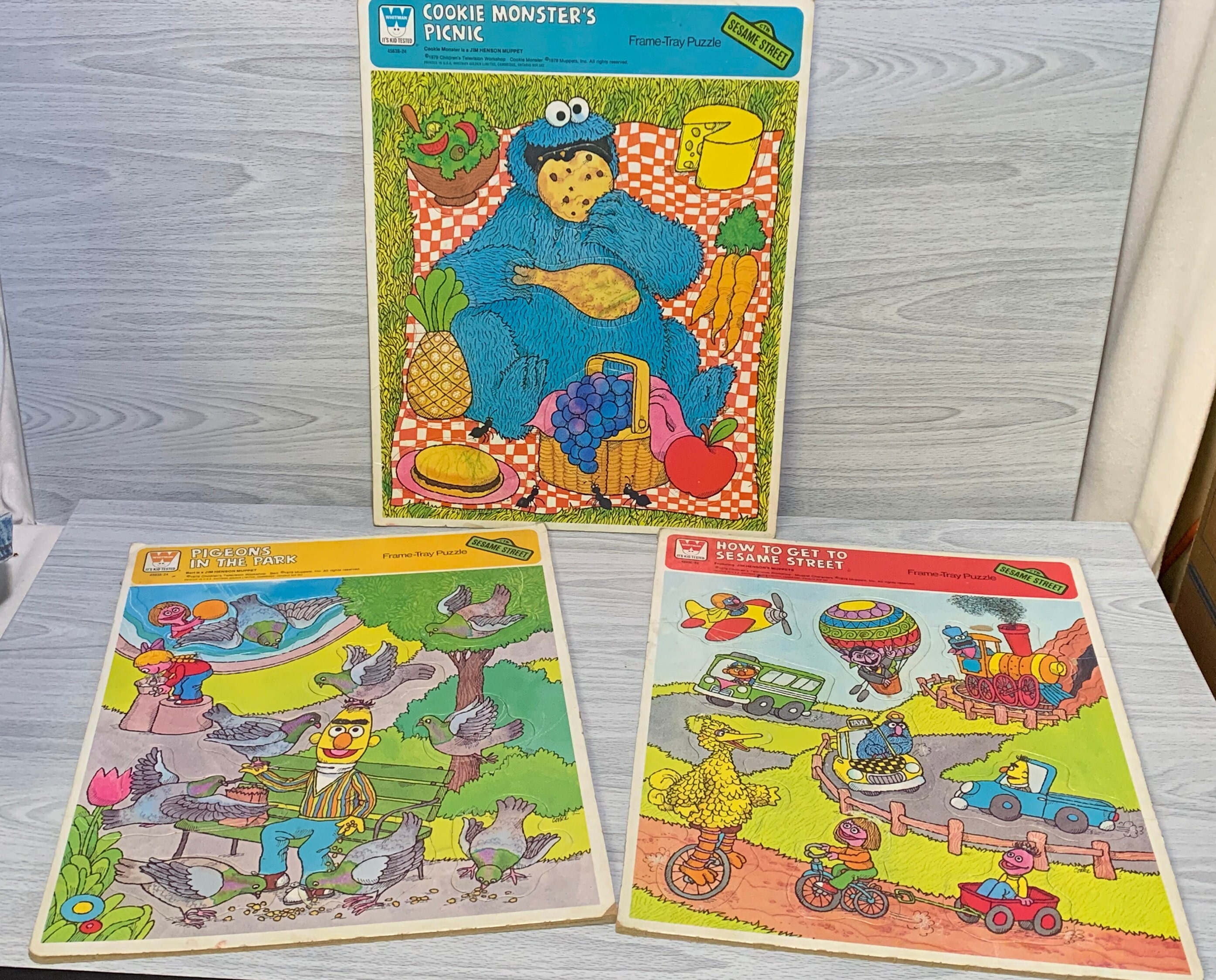 Sesame street puzzle - Etsy 日本
