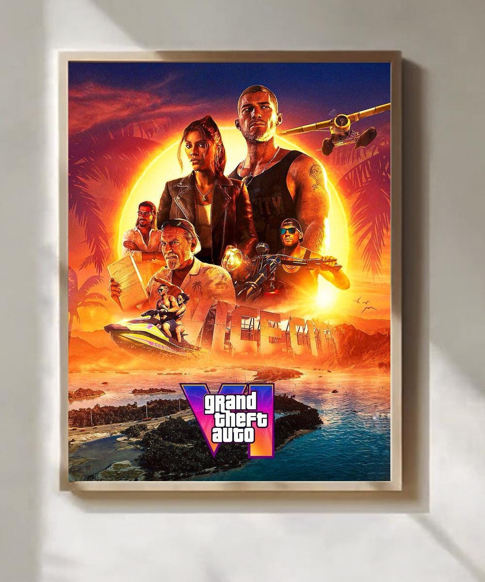 Gta vice city poster - Etsy 日本