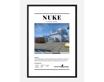 Csgo Karte - CSGO Karte Poster - Kunstdruck - Wanddekoration - Poster ...