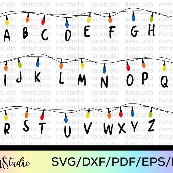 Stranger alphabet - Etsy México