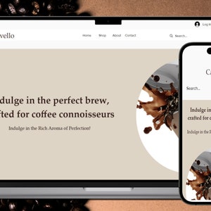 Coffee shop Wix website template, wix coffee shop, coffee shop template, website template wix coffee, coffee shop wix