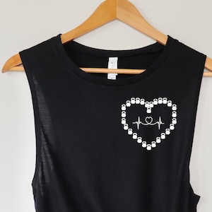 KettleBell Heart Tank Top, Womens Crossfit Tank Top, Womens Workout Tank Top, Crossfit Shirt, Crossfit Gifts, Womens Gym Tank, Fitness Tank