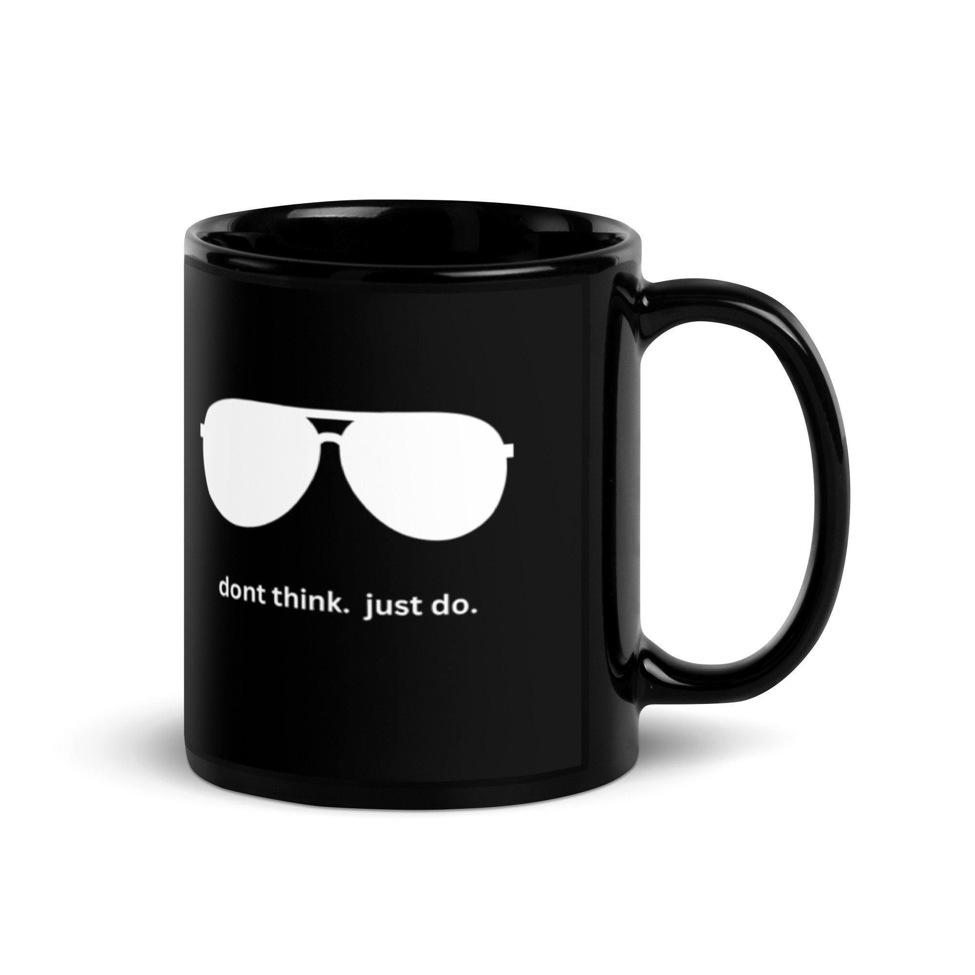Top Gun Coffee Mug, Top Gun Maverick, Maverick Coffee Mug, Black Glossy