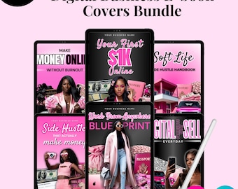 Ebook Cover Templates | PLR, Feminine Business (Canva)