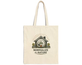 Plant Parent Canvas Tote Bag – Eco-Friendly Grocery Bag