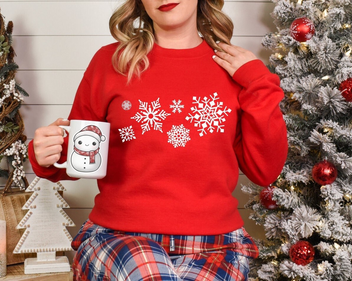 Snowflake Sweater - Etsy UK