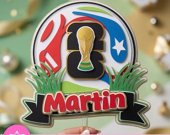 Soccer Ball World Cup 2026 Cake Topper | World Cup Soccer Ball Cake Topper | Soccer 2026 | SVG Studio | USA Canada Mexico | Cricut Cameo