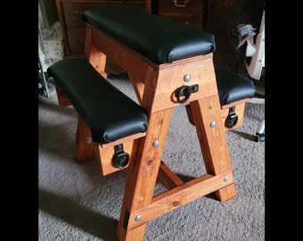 Plans for Portable and Adjustable Spanking Bench