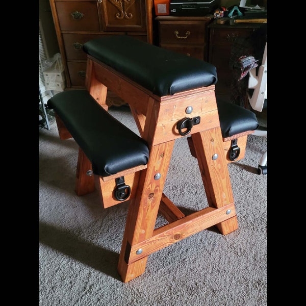 Plans for Portable and Adjustable Spanking Bench