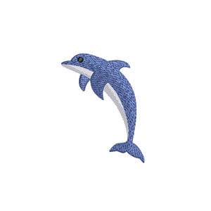 Dolphin Embroidery Files | Manually Digitized Machine Embroidery Design | Dolphin Digital Pattern | Instant Download | Dolphin Lovers