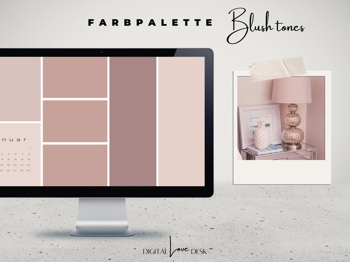 2023 Desktop Calendar Wallpaper Minimalist Aestethic Etsy