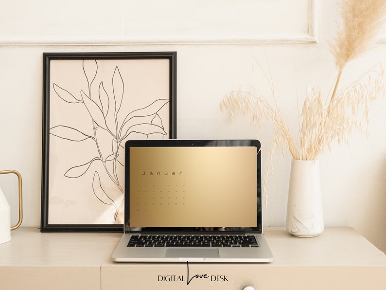 2023 Desktop Calendar Wallpaper Organization Screen PC - Etsy