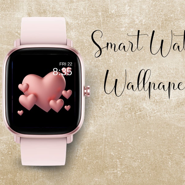 Herzen - Smart Watch Wallpaper, Smart Watch Hintergrund, Apple Watch, Apple Watch Wallpaper | sofort Download. L005