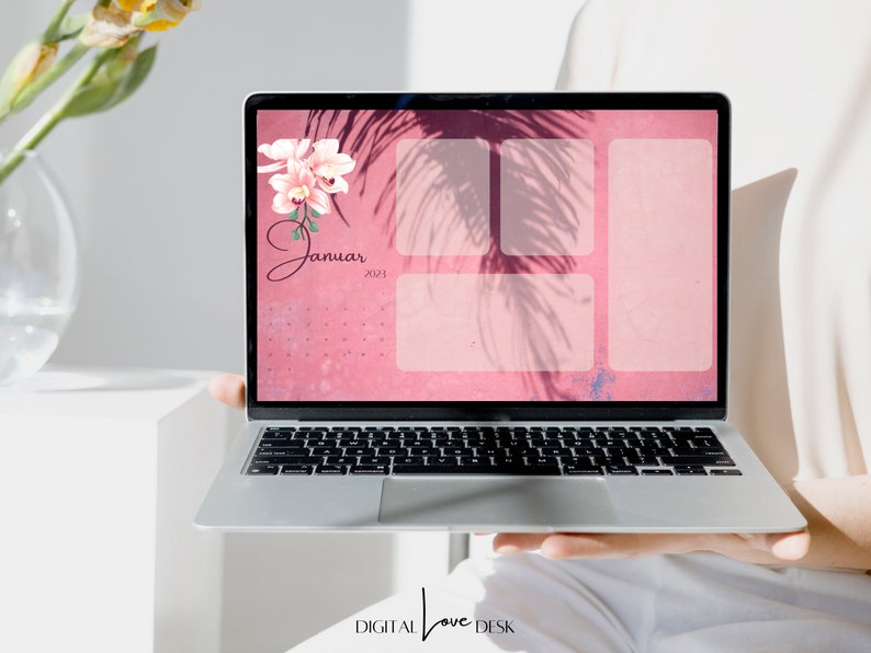 2023 Desktop Calendar Wallpaper Minimalist Calendar PC - Etsy UK