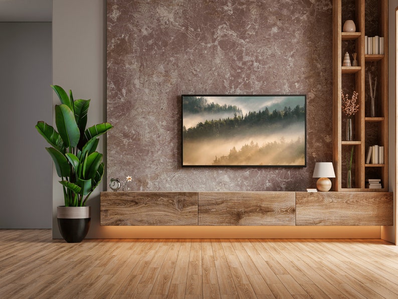 Frame TV Design Frame TV 4k Modern Organic Boho Neutral Etsy