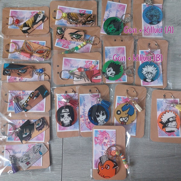 Keychain Anime/Hazbin Hotel Handmade (Sales)