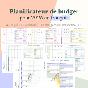 2023 Account Management and Financial Tracking Budget Planner, PDF