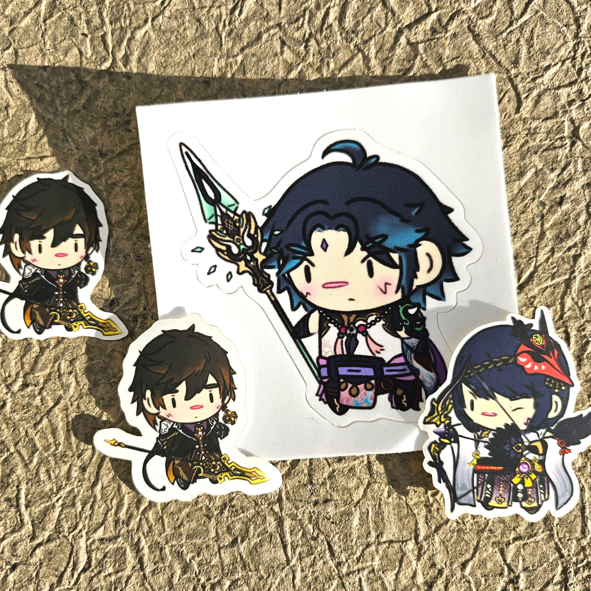 Gaoxiaode Sticker Xiao Genshin Impact Chibi Vinyl Sticker (3