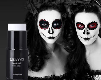 BADCOLOR Face Paint Stick Grün – Wasserfeste Gesichtsfarbe Für Halloween, Karneval & Cosplay