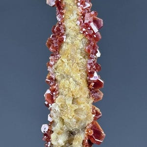 Rara Vanadinite Combo in combinazione con una lumaca fossilizzata In buone condizioni *10*