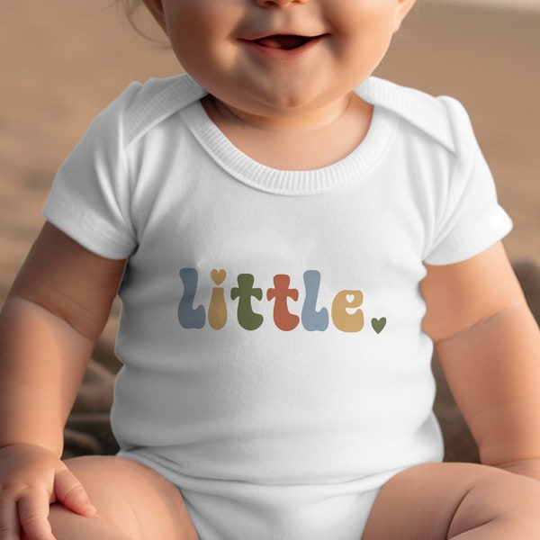 Big Middle Little Shirts, Baby Announcement T-Shirt, Big Little Sister, Sibling To Be Matched, Baby Brother Sister, Third Sibling Reveal