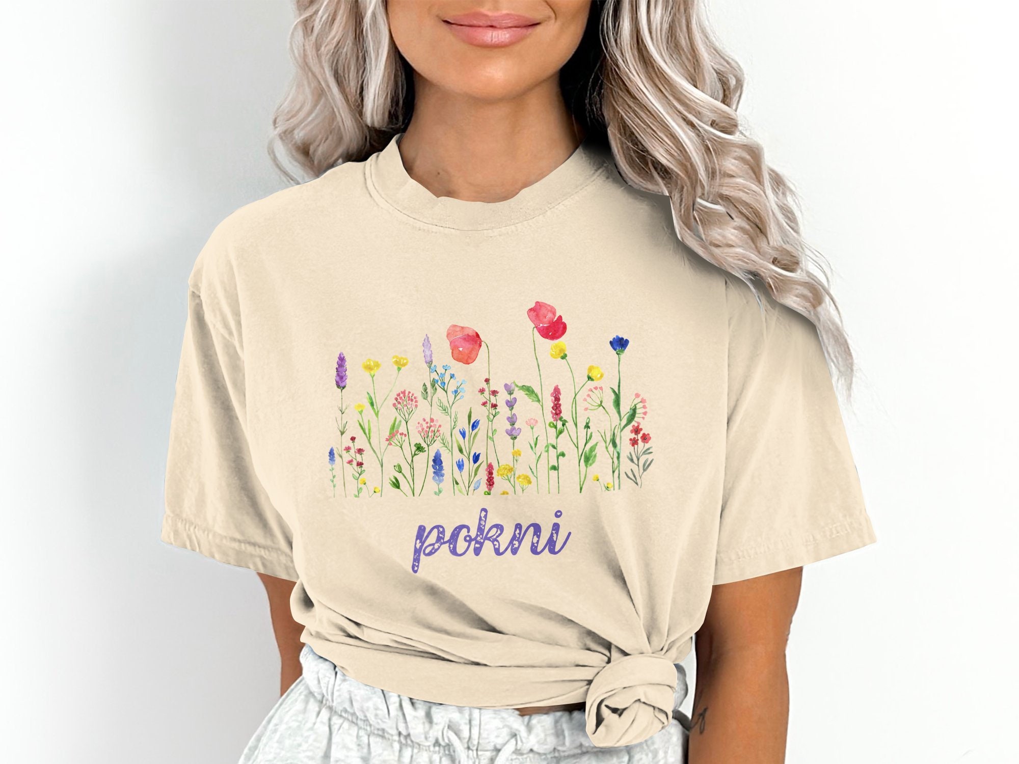 Custom Grandma Shirt with Choctaw Grandma Nickname Pokni 