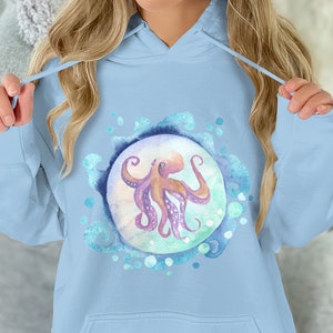 Octopus Fishing Shirt - Teal - Liquid Coastal