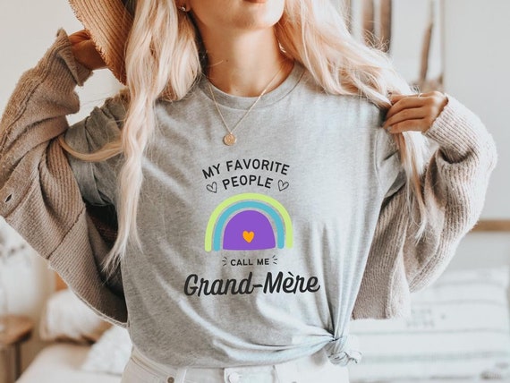 Grand-mère Shirt French Grandma Gift Idea Grand-mère - Etsy