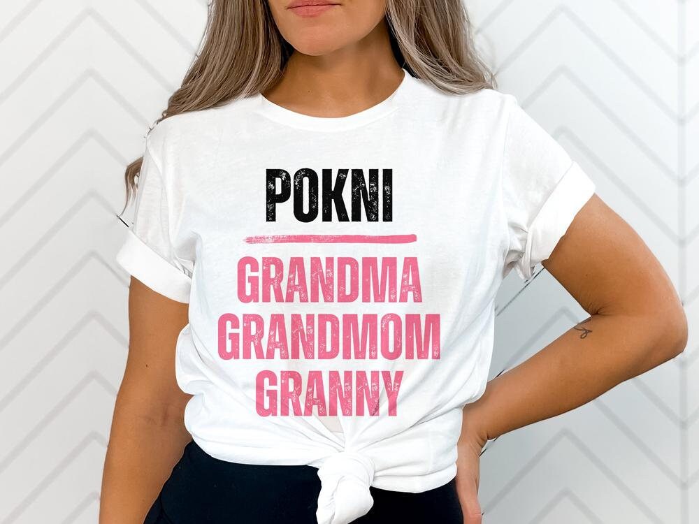 Custom Grandma Shirt with Choctaw Grandma Nickname Pokni 