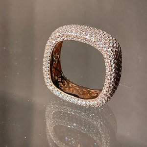 Eternity diamond-cz band
