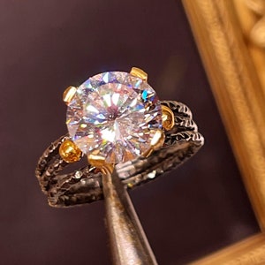 Solitaire 3.5ct diamond cz