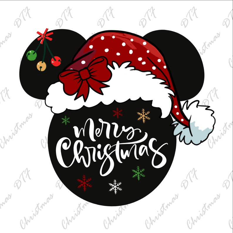 Disney Christmas Disney Christmas DTF Transfer Disney Etsy