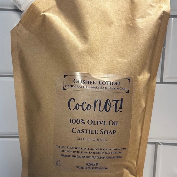 CocoNOT! Coconut free Castile Soap 42 ounces