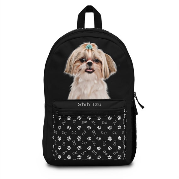 Shih Tzu Custom Backpack Personalized Gift Shih Tzu Lover Custom