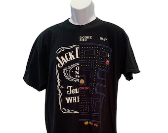 JACK-MAN (X-Large), custom, one of a kind, pac-man, handmde graphic t shirt