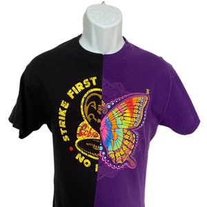 STRIKE LIKE A BUTTERFLY 1 (Medium), Cobra Kai, one of a kind, handmade, funny, custom t shirt