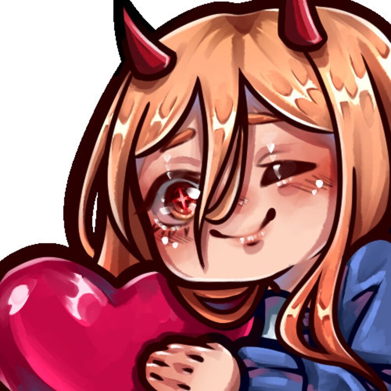 Emotes Power CHAINSAW MAN for Discord/twitch Etsy UK